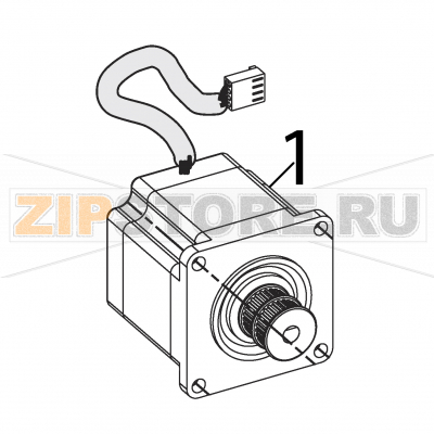 Stepper motor assembly Intermec PX4i Stepper motor assembly Intermec PX4iЗапчасть на деталировке под номером: 1Название запчасти на английском языке: Stepper motor assembly Intermec PX4i.