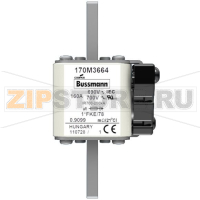 Предохранитель, 160 A, AC 690 В, 200 кА, size 1, 45x59x110 мм, aR, IEC UL Eaton FUSE 160A 690V