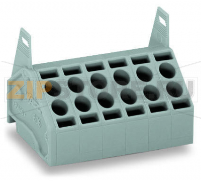 2-проводные клеммы для печатных плат; 1,5; Шаг контактов 5 мм; 8-пол.; Push-in CAGE CLAMP®; 1,50 mm; серые Wago 806-208 Компактные 2-проводные клеммные колодки для печатных плат с зажимом Push-in CAGE CLAMP®, приводимым в действие при помощи отверткиПростой зажим одножильных проводников и проводников с наконечником путем вставкиДвухпроводное соединение для распределения подачи питания и потенциалаБыстрая и легкая замена печатных плат без обрывания потенциалов в петле...