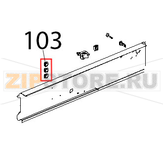 Passaparete con diaframma Unox XBC 815G Passaparete con diaframma Unox XBC 815GЗапчасть на деталировке под номером: 103