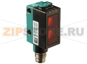 Переключающий датчик с измерительным ядром Triangulation sensor (SbR) OQT150-R101-2EP-IO-V31 Pepperl+Fuchs Описание оборудованияSwitching diffuse mode sensor with measurement core technology, 150 mm detection range, red light, IO-Link, 2 x push-pull output, M8 plug
