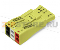 Luminaire disconnect connector; 3-pole; 4,00 mm; yellow Wago 873-903