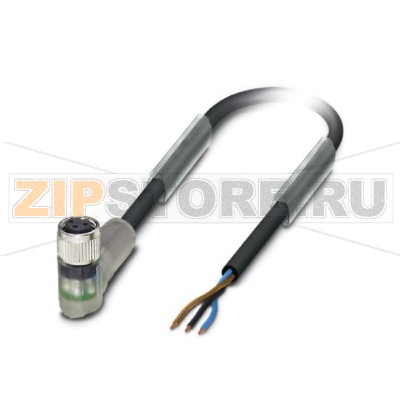 Кабель для датчика / исполнительного элемента Phoenix Contact SAC-3P-M12FR2L/8-PUR/M12FR2LVW 3-полюсн., PUR без галогенов, отвержденный излучением, оранжевый RAL 2003, Гнездо угловой M12, А-кодирование, к Гнездо угловой M12, А-кодирование, с помощью 2 светодиодных индикатора, Длина кабеля: 8 м.Минимальный заказ: 1 шт.Упаковка: 1 шт.