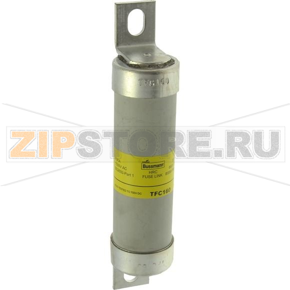 Предохранитель, 160 A, AC 1500 В, DC 660 В, 63 кА, 40x192 мм, gL/gG, BS Eaton 160AMP 1500V AC/660 