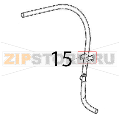 Ass. regolatore portata Scotsman MV 600 Ass. regolatore portata Scotsman MV 600Запчасть на деталировке под номером: 15