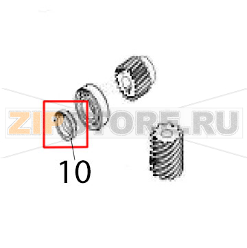Rubber dust seal type B Hurakan HKN-12SC Rubber dust seal type B Hurakan HKN-12SCЗапчасть на деталировке под номером: 10