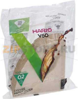УПАКОВКА ФИЛЬТРОВ HARIO 100 ШТ 1-4 ЧАШЕК 