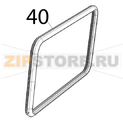 Guarnizione porta L.M. stefania Unox XFT 110 Guarnizione porta L.M. stefania Unox XFT 110Запчасть на деталировке под номером: 40