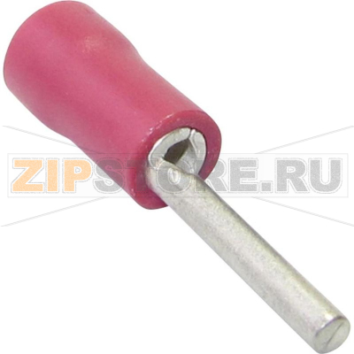 Наконечник штифтовой 0.5 мм², 1.5 мм², плоский, красный, 1 шт TRU Components 1583027 