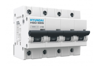 Выключатель автоматический модульный 63 А, 4 полюса, 10 кА Hyundai Electric HGD100S3NMCS0000C00063_C