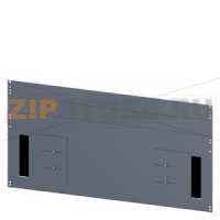 SIVACON, base, with side cable entry, T: 600 mm, W: 1000 mm, zinc-plated Siemens 8MF1006-2UB51-2