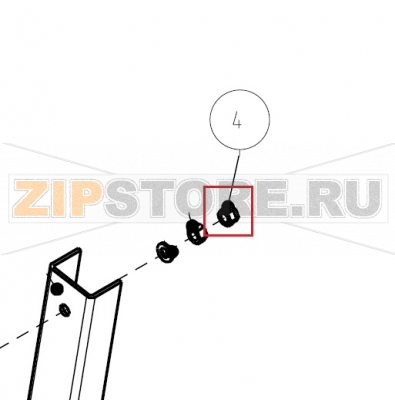 Dado autobloccante M8 Zn UNI 7473 Imesa ES 10                 Dado autobloccante M8 Zn UNI 7473 Imesa ES 10Запчасть на сборочном чертеже под номером: 4Название запчасти на итальянском языке: Dado autobloccante M8 Zn UNI 7473 Imesa ES 10