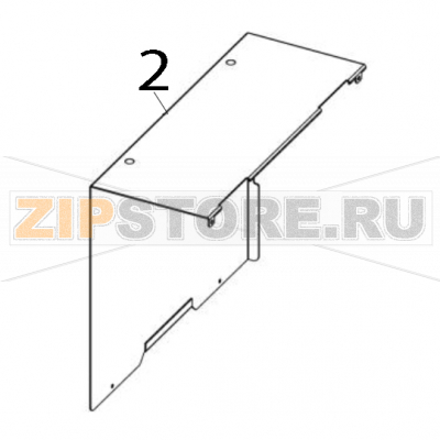 Electronics cover TSC ML340P Electronics cover TSC ML340PЗапчасть на деталировке под номером: 2