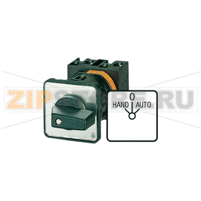 Переключатель с центральным креплением 20 А, 690 В, 2x60°: 1 шт Eaton T0-2-15432/E 