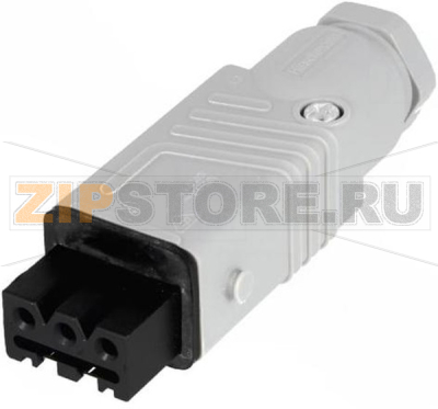Разъем прямоугольный 16 А, IP54, 3 контакта Hirschmann STAK 3 N GREY 