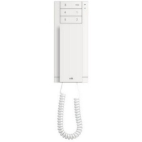 Аудиопанель с трубкой, 6 кнопок, белая ABB 2TMA070020W0063