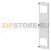 SIVACON, door half, left, with cutout for filter fan, with ventilation openings H: 2000 mm, W: 400 mm, RAL 7035, Protection class 1 Siemens 8MF1040-2UT25-3BA2