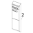 LED Front panel cover assembly TSC ML340