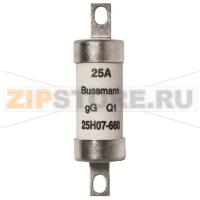 Предохранитель, 4 A, AC 660 В, DC 250 В, 80 кА, BS88/A2, 22x82 мм, gL/gG, BS Eaton 4AMP 660V AC/