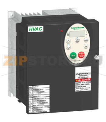Преобразователь частоты 3 кВт, 240 В, IP21 Schneider Electric ATV212HU30M3X 