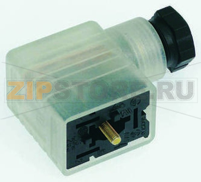 Разъем соленоидный 11 мм, 250 В/AC/DC, 2P+E, DIN 43650 B, 3 контакта, прямой Hirschmann GML 209 NJ GB1 LED 230 black 
