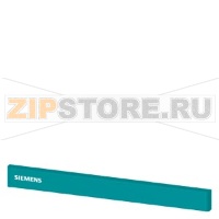 SIVACON, trim strip, W: 600 mm, above the door with Siemens logo, Petrol Siemens 8MF1060-2CD10