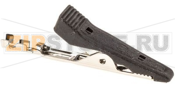 Зажим 8 A, тип: крокодил, черный Hirschmann 930318100 