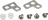 KIT HINGE INTERNAL GLASS