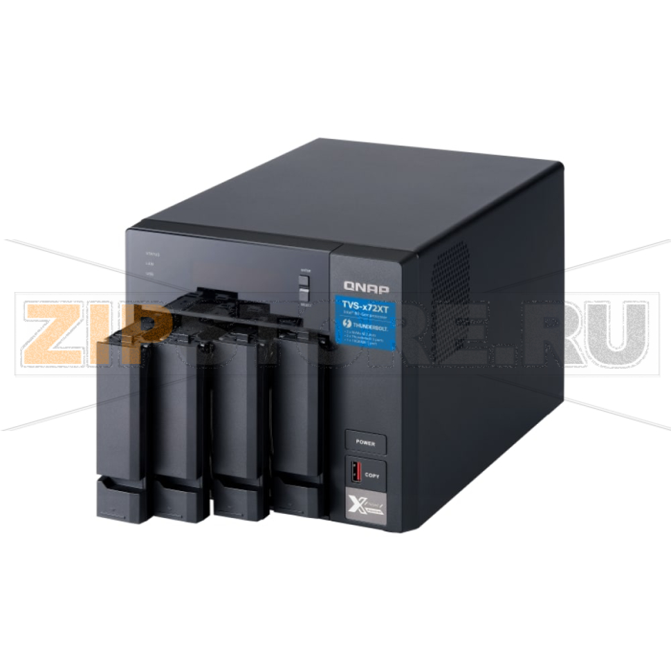 Накопитель сетевой QNAP TVS-472XT 