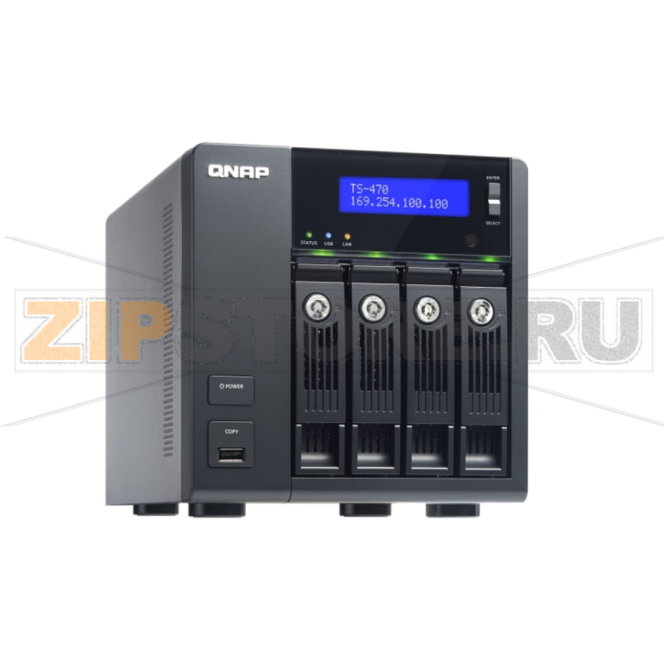 Накопитель сетевой QNAP TS-470 