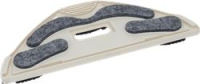 BRUSH PLATE COMBI WITH BRISTLES AND FELT