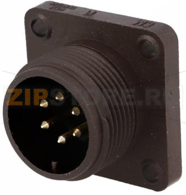 Разъем круглый 10 А, 50 В, IP67, 6 контактов Hirschmann CM 02 E 14S-6 P 