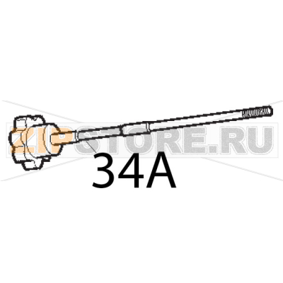Tirante paralama Sirman Mirra 300 Tirante paralama Sirman Mirra 300Запчасть на деталировке под номером: 34A