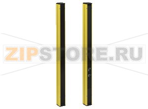 Интерфейсный модуль безопасности Safety light grid with integrated control unit SLPC10-3 Pepperl+Fuchs System componentsEmitterSLP10-3-TReceiverSLPC10-3-RGeneral specificationsEffective detection range0.2 ... 10 mLight sourceLEDLight typemodulated visible red lightSafety type according to IEC/EN 614964MarkingCETarget sizestatic: 32 mmdynamic: 50 mm (at v = 1.6 m/s of the obstacle)Beam spacing400 mmNumber of beams3Operating modeStart/restart disable, relay monitor,Angle of divergence< 5  °Functional safety related parametersSafety Integrity Level (SIL)SIL 3Performance level (PL)PL eCategoryCat. 4Mission Time (TM)20 aPFHd3.54 E-9Indicators/operating meansDiagnostics indicator7-segment displayFunction indicatorLED red: per receiver channeloff: interruptionflashes: receivercontinuously on: reception with sufficient stability controlon the front plate: LED red: OSSD offLED green: OSSD onPre-fault indicatorLED red next to receiver flashesElectrical specificationsOperating voltage24 V DC   -15%   / +25% ,  galvanically isolatedInputFunction inputRelay monitor, start releaseOutputSafety output2 separated fail safe semiconductor outputsSignal output1 PNP each, max. 300 mA for start readiness, OSSD on, OSSD offSwitching voltageOperating voltage -2 VSwitching currentmax. 0.5 AMechanical specificationsDegree of protectionIP65ConnectionM16 cable gland ,terminal compartment with cage-terminals, M12-connector for emitter