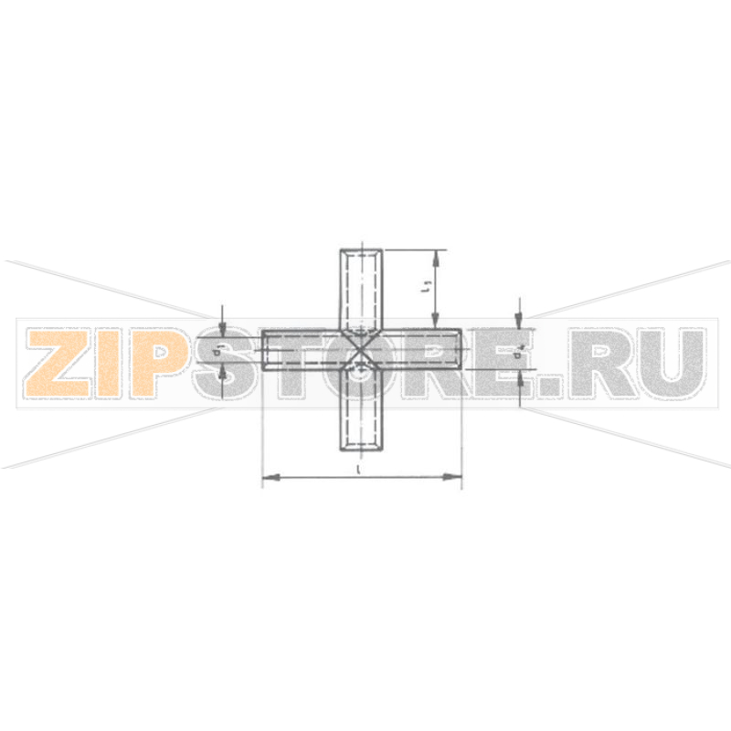 Гильза соединительная 6 мм², металлик, 1 шт Klauke KV6 
