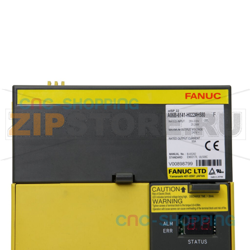 Модуль усилителя шпинделя Fanuc A06B-6141-H022#H580 