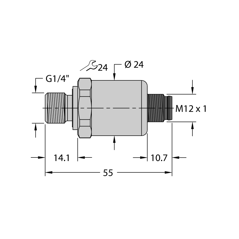 Датчик давления Turck PT1R-1004-U1-H1144 