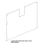 Stainless steel back panel Unox XVC 505