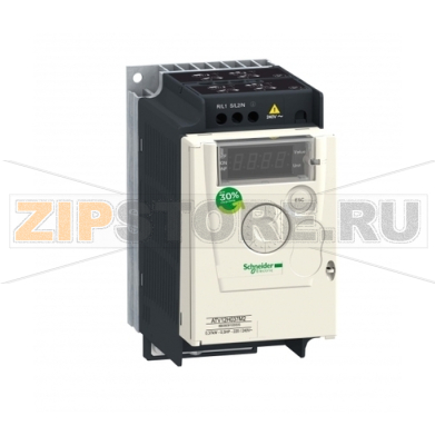 Преобразователь частоты 0.37 кВт, 240 В, 3 фазы Schneider Electric ATV12H037M3 