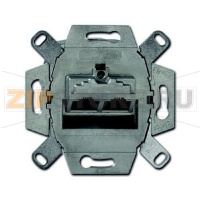 Механизм двухпостовой компьютерной/телефонной розетки UAE ABB 2CKA000230A0412