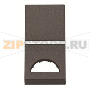 Клавиша одноклавишного одномодульного выключателя/переключателя/кнопки с окном для шильдика с символом, антрацитовая ABB 2CLA210190N1801 