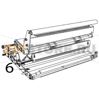 Kit platen support bar RH and LH Zebra 170PAX4