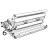 Kit platen support bar RH and LH Zebra 170PAX4