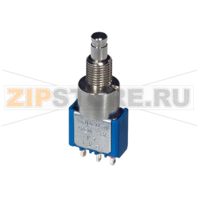 Кнопка 250 В/AC, 3 А, 2 x вкл/вкл, с фиксацией, 1 шт APEM 8646A 