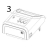 Cover assembly for white healthcare models (includes media window) Zebra ZD421 Cartridge