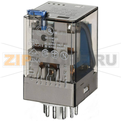 Реле электромагнитное, 24 V (DC), 10 А Finder 60.13.9.024.5040 