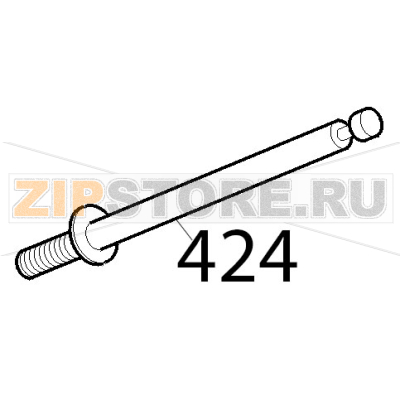 Perno affilatura Sirman Topaz 250 Perno affilatura Sirman Topaz 250Запчасть на деталировке под номером: 424