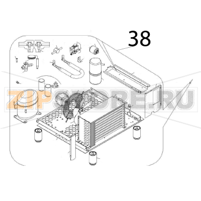 Motor unit Angelo Po DS51M Motor unit Angelo Po DS51MЗапчасть на деталировке под номером: 38