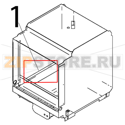 Supporto cesto in vasca Teikos TS820 Supporto cesto in vasca Teikos TS820Запчасть на деталировке под номером: 1