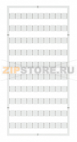 Маркировочная карта WTB; в картах; not stretchable; без печати; с креплением на защелке; белые Wago 799-501